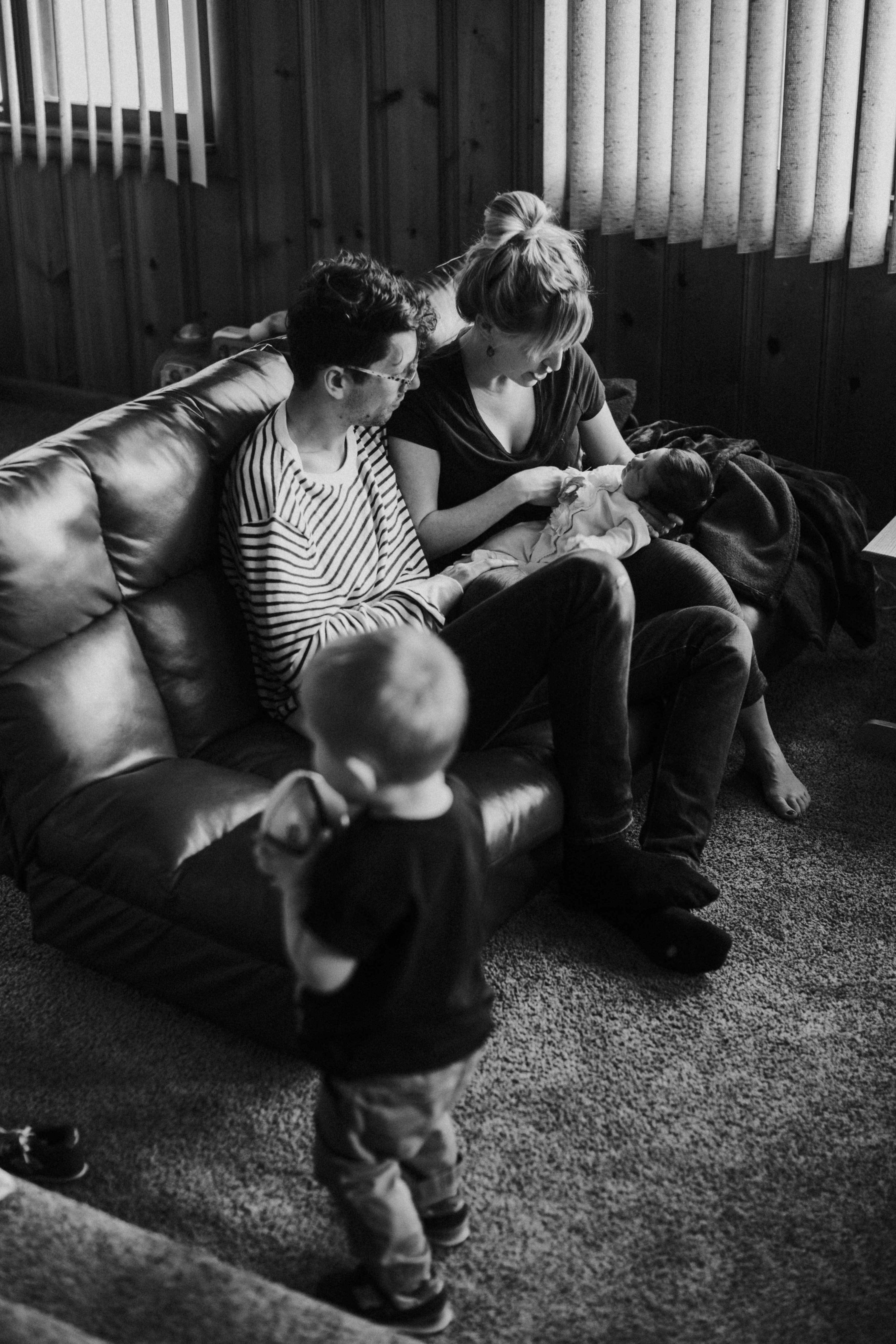b/w family